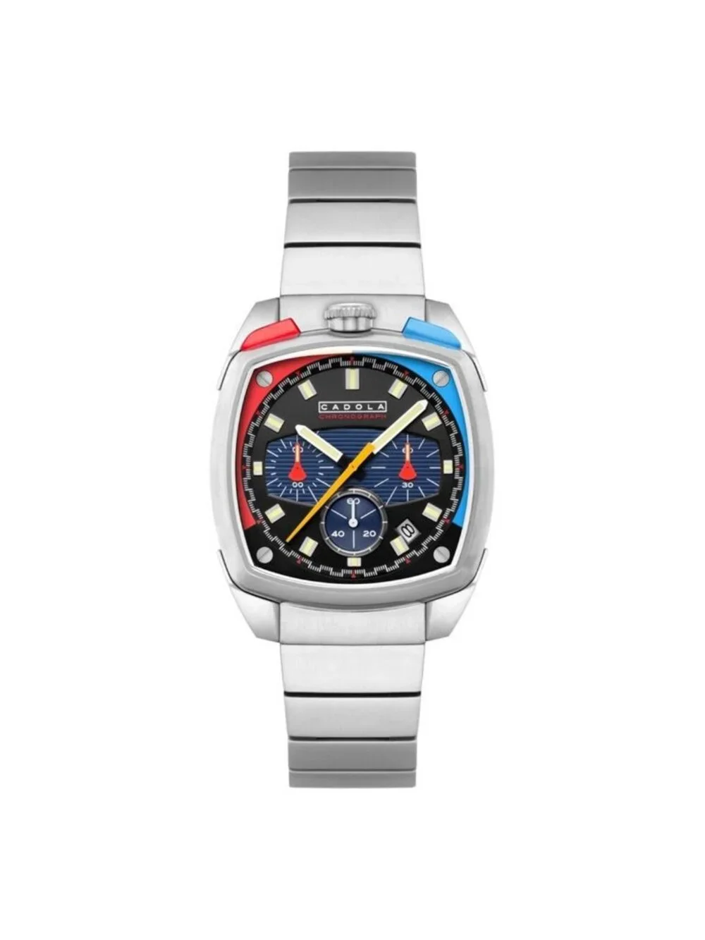 NWT Cadola Taurus Chronograph Quartz Black Dial Men's Watch